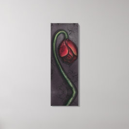 Rosa moribundo gótico embrujado Poster de arte en 