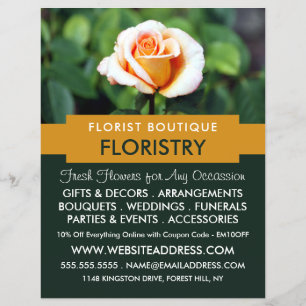 Rosa Naranja, florista, publicidad en Floristry