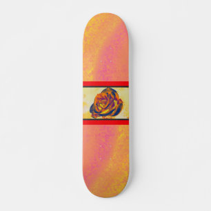 Rosa naranja Skateboard