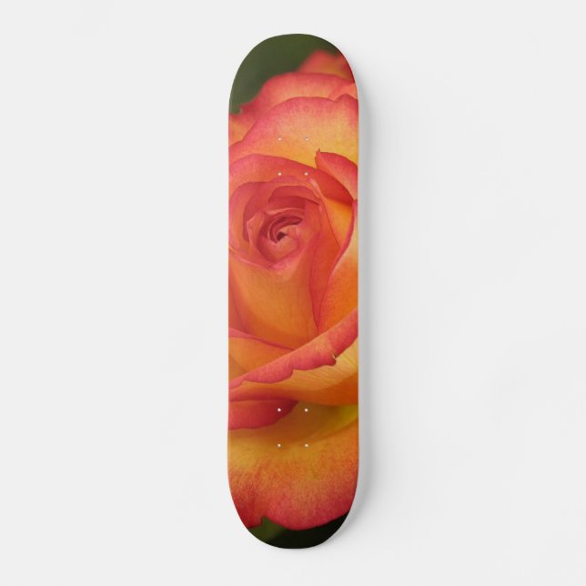 Rosa naranja Skateboard (Anverso)