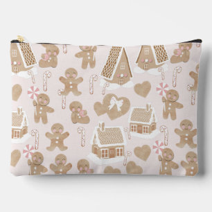 Rosa! Navidades Girly maquillan bolsa de lavado