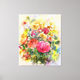 Rosa Orquídea Conexión Floral Arte Pared