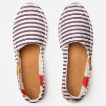 Rosa oscuro franjas blancas Moda de moda Guay Slip