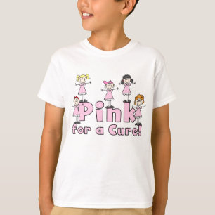 Rosa para la camiseta de un niño de la curación