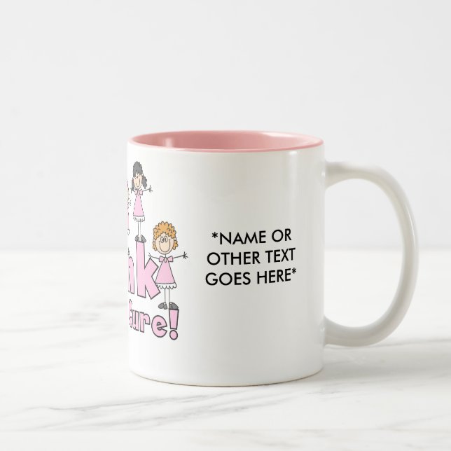 Rosa para una taza del personalizable de la (Derecha)
