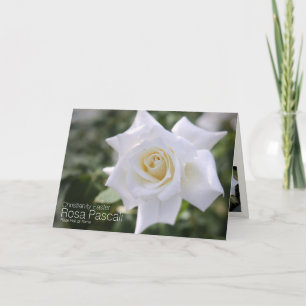 Rosa Pascali: Tarjeta de felicitación