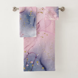 Rosa Periwinkle Etéreo y Fantasía Glam Tinta Dorad