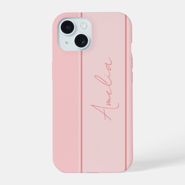 Rosa Personalizado Mínimo (Reverso )