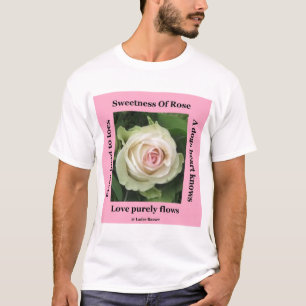 Rosa Poético De Camisetas En Rosa Por Ladee Basset