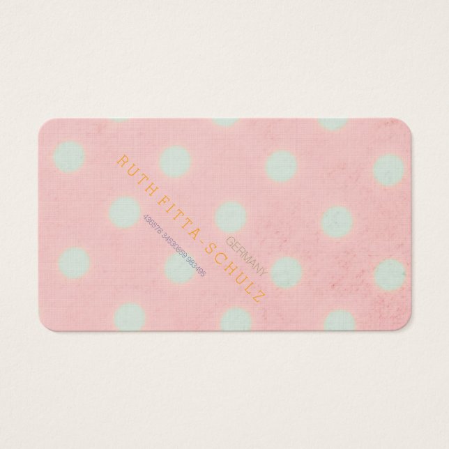Rosa polka puntos Moda rosada (Frente)