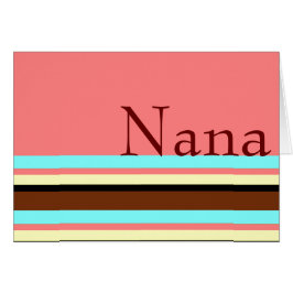 Rosa poner crema del marrón azul de Nana