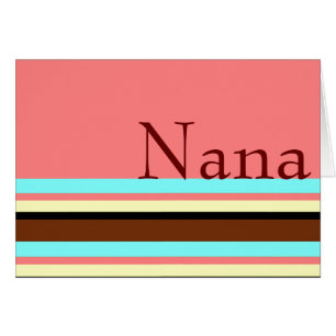 Rosa poner crema del marrón azul de Nana