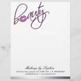 Rosa púrpura de los labios de la chispa del papel