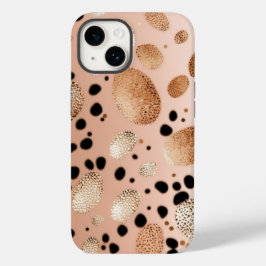 Rosa Purpurina de queso para iPhone Mate Funda dur