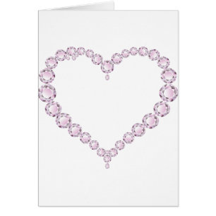 Rosa Quartz Gem Heart