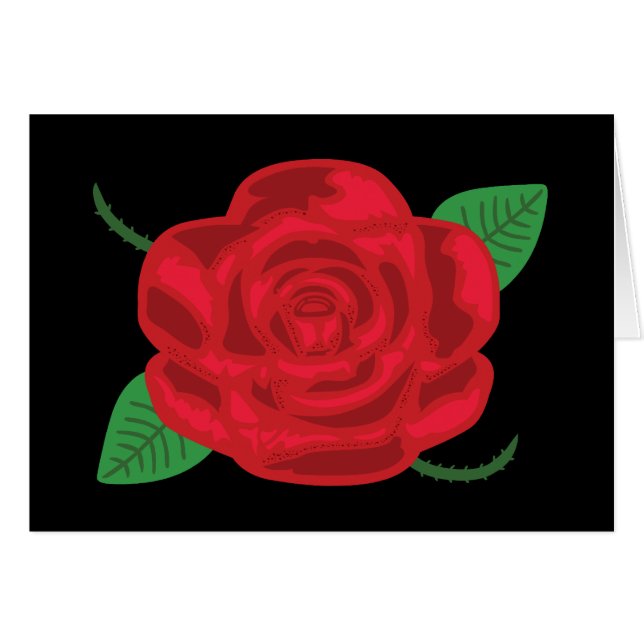 Rosa Roja bonito (Anverso (Horizontal))
