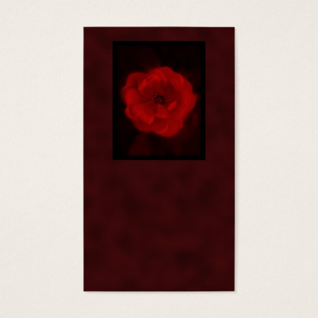 Rosa Roja. Con negro y rojo profundo. (Frente)