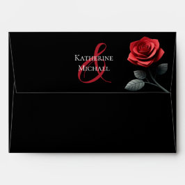 Rosa Roja Sencilla para Boda-