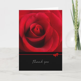 Rosa Roja - Tarjeta de agradecimiento