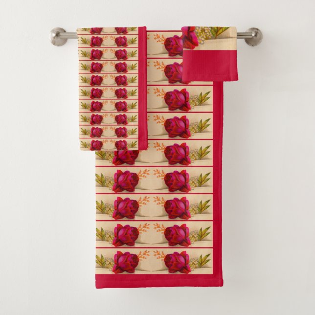 Rosa roja victoriana (In situ)