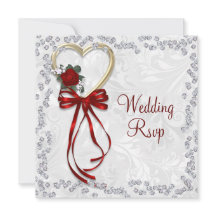 Rosa romántico, Boda de diamantes y cinta roja