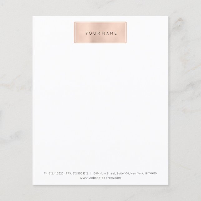 Rosa Rosa Oro Polvo Blanco SPA Carta de belleza Ca (Frente)