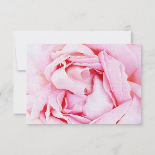 Rosa rosa rsvp con sobre (Anverso)