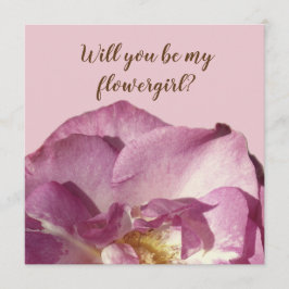 Rosa rosa, ¿serás mi tarjeta de flowgirl?