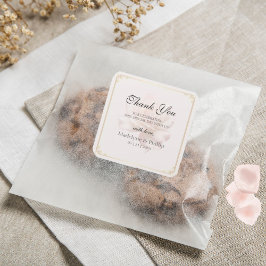 Rosa rosa suave gracias Pegatina