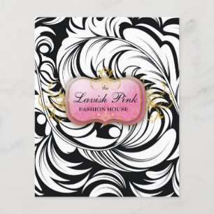 Rosa rosado rosa brillante de 311   Folleto de pág