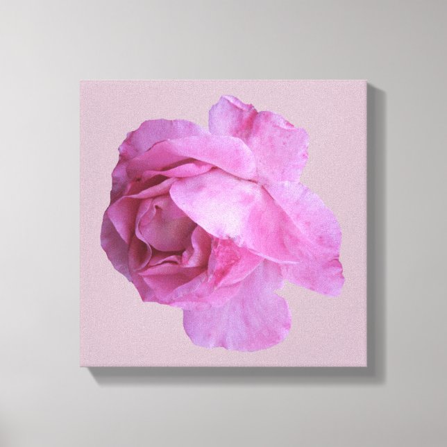 rosa rosado rosa moderno florido arte simple y fin (Anverso)