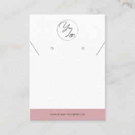 Rosa Rubor de moda | Tarjeta de visualización de j