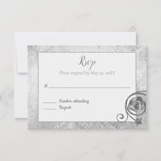 Rosa Silver RSVP (Anverso)