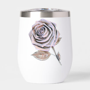 Rosa sobredimensionado estilizado - oro Rosa