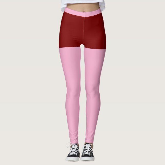 “ROSA SONROJADO” – LEGGINGS DE ACTIVO (Anverso)