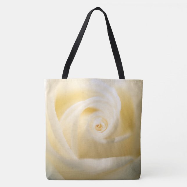 Rosa suave elegante Imprimir bolsa de té (Anverso)