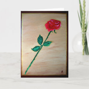 Rosa - Tarjeta de felicitación