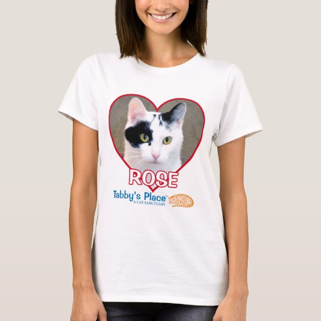 Rosa - Tee de Jersey para mujeres blancas (Anverso)