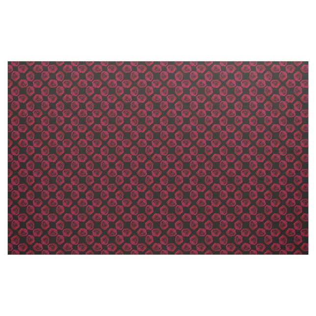 Rosa Tela Rojo Tela Algodón o Personalizado Poly ("Cuarto gordo" (fat quarter))