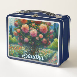 Rosa Topiary Van Gogh Style Rosas Floral Pink