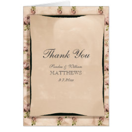 Rosa Vintage Boda Gracias