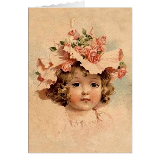 Rosa Vintage Bonnet Chica (Frente)