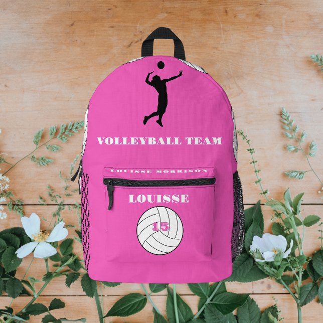 ROSA VOLLEYBALL mochilas chicas jugador SPORT (ROSE VOLLEYBALL backpacks girls player SPORT)