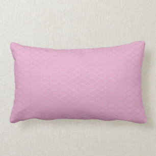 Rosa y almohada del Lumbar de la plata