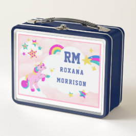 ROSA Y AZUL ROJO, ALMUERZO UNICORN VENTILADO METAL