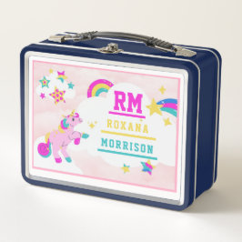 ROSA Y AZUL ROJO, ALMUERZO UNICORN VENTILADO METAL