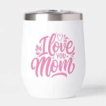 Rosa Y Blanco Te Amo Mamá