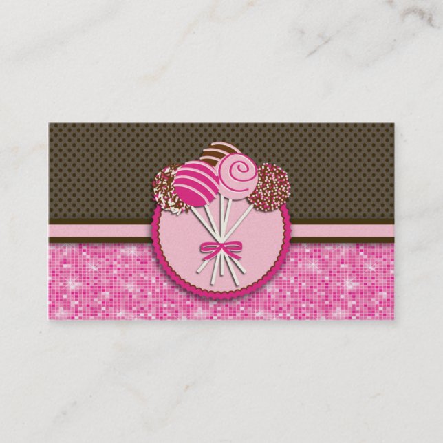 Rosa y estallidos de la torta de Brown: Tarjetas (Anverso)