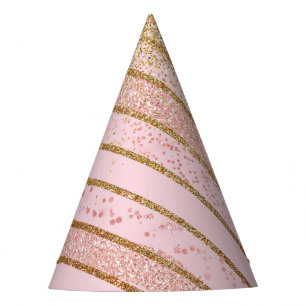 Rosa y gorra del fiesta del cuerno del unicornio