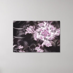 Rosa y negro determinados del arte de Digitaces